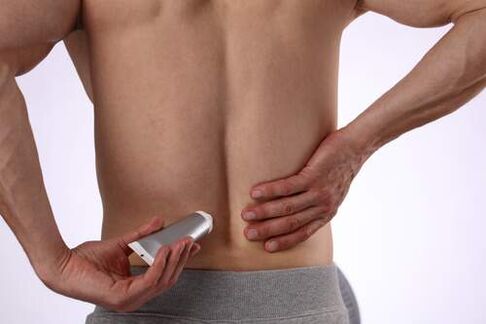 Masti a gély pomáhajú zbaviť sa bolesti chrbta